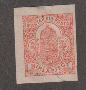 Hungary P8 Newspaper Stamp 1914