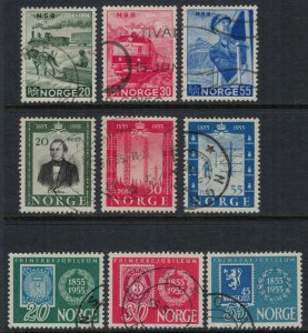 Norway #331-9  CV $6.10