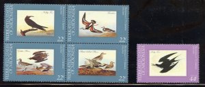 Micronesia 28a, C15 MNH,  Audubon Bird Bicentenary Set from 1985.