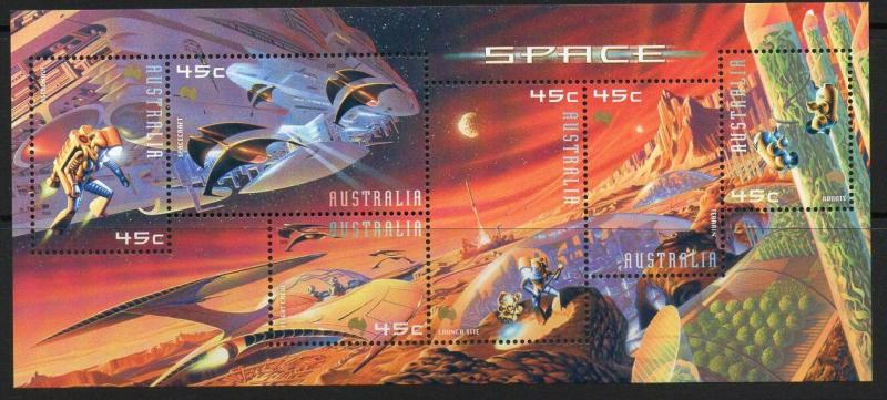 AUSTRALIA SGMS2049 2000 SPACE EXPLORATION OF MARS MNH