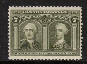 Canada #100 Very Fine Never Hinged **With Certificate**