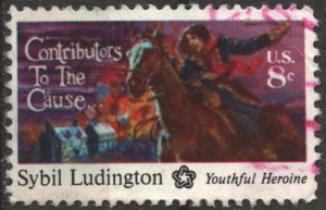 SC#1559 8¢ Contributors to the Cause: Sybil Ludington (1975) Used