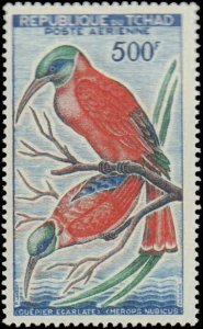 Chad #C2-C6, Complete Set(5), 1961-1963, Birds, Never Hinged