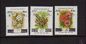 Iran  Scott #2792-94  surcharged    MNH