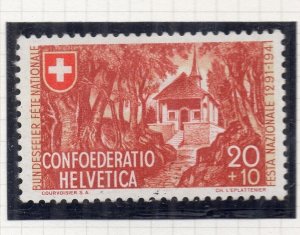 Switzerland 1941 Pro Patria Issue Fine Mint Hinged 20c. NW-209682