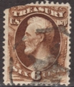 US Stamp #O75 Used - Phabulous Revenue 'TREASURY DEPARTMENT' Official Issue