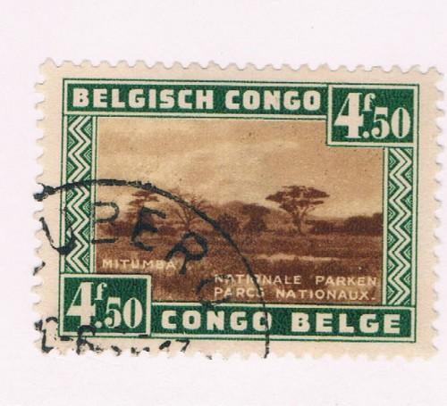 Belgian Congo  #171 Used Mitumba Forest (B0238)