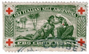 (I.B) Italy (Great War) Cinderella : Red Cross Fund (Argentina)