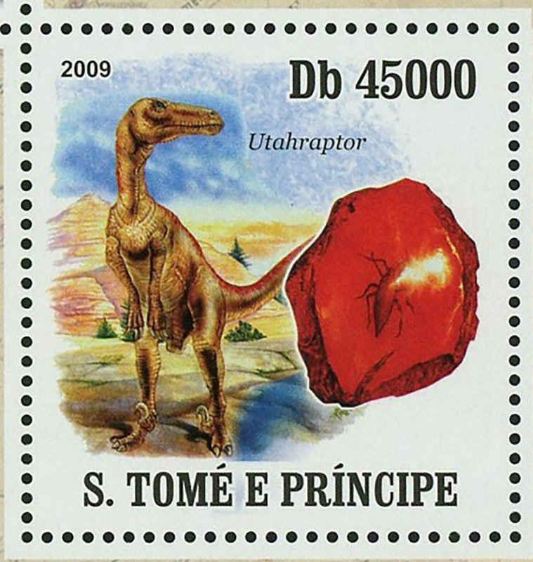 Dinosaurs Stamp Alfred Russel Wallace Pterodaustro Xiaosaurus S/S MNH #4130-4133 