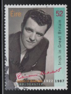 Ireland 1994 used Sc 942 52p Eamonn Andrews, broadcaster