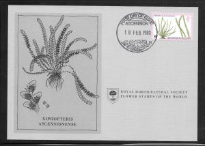Just Fun Cover Ascension #252 FDC Royal Horticultural Society. (my5320)