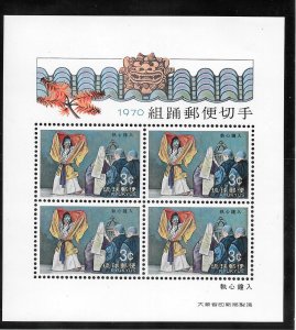 RYUKYU Scott #195a - 199a Mint NH Complete Set Souvenir Sheets 2019 CV $20.00