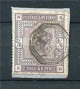 Great Britain 1883 Sc 96 Mi 82 Used on piece