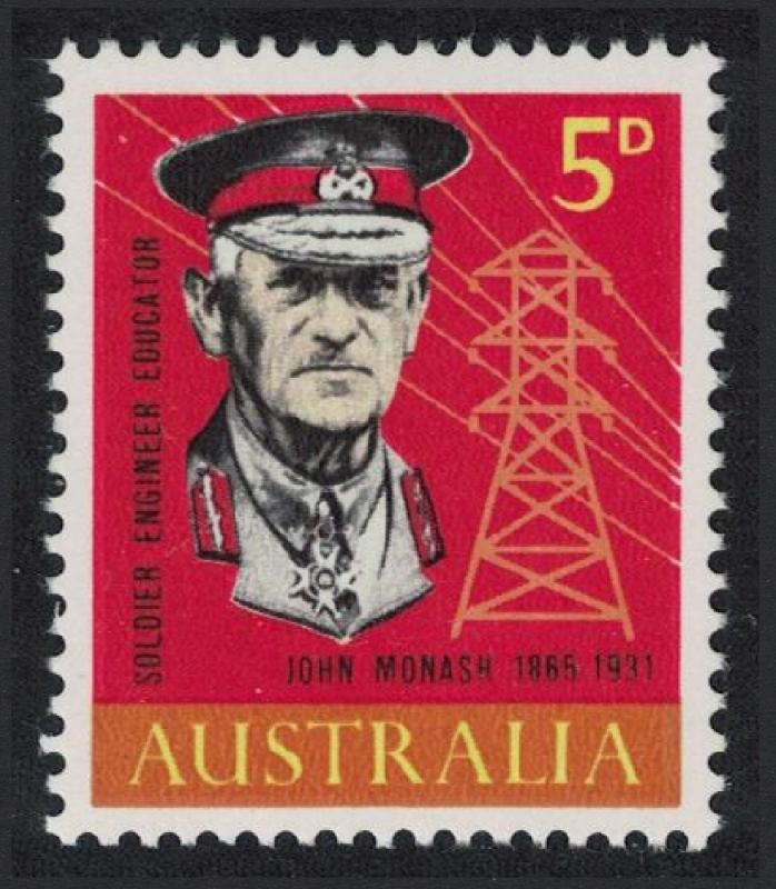 Australia Birth Centenary of General Sir John Monash engineer and soldier SG#378