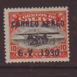 Bolivia Airmail Sc13 MLH stamp planes 