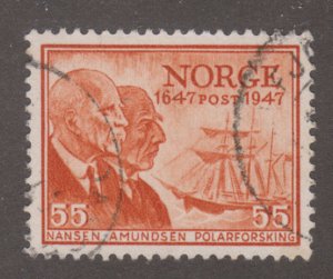 Norway 287 Fridtjof Nansen and Roald Amundsen 1947