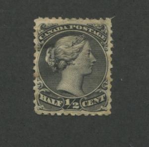 1868 Canada Stamp #21c Mint Hinged F/VF Original Gum Queen Victoria