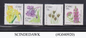 IRELAND - 2004 FLOWERS SET OF 4V MNH