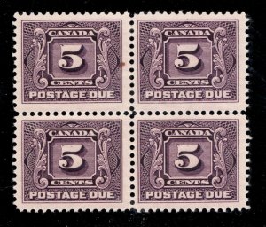 1906 - 1928 Canada Sc# J4 - 5¢ - Postage Due - MNH  cv$320