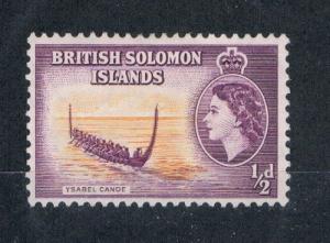 Solomon Islands #89 MH Ysabel Canoe (S0214)