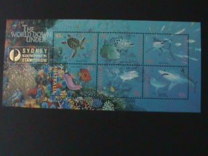 ​AUSTRALIA-1995-SC#1465h- SYDNEY-CENTERPOINT'95 INTL.STAMP SHOW MNH -S/S VF