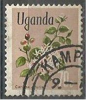 UGANDA, 1969, used 70c, Flowers, Scott 123