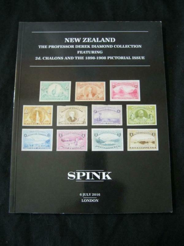 SPINK AUCTION CATALOGUE 2016 NEW ZEALAND 'DIAMOND' COLLECTION