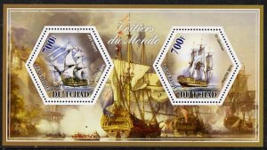 CHAD - 2014 - Sailing Ships - Perf 2v Sheet #4 - MNH - Private Issue