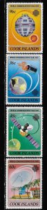 Cook islands 1983 World Communications Year Sc 744-747 MNH A2197