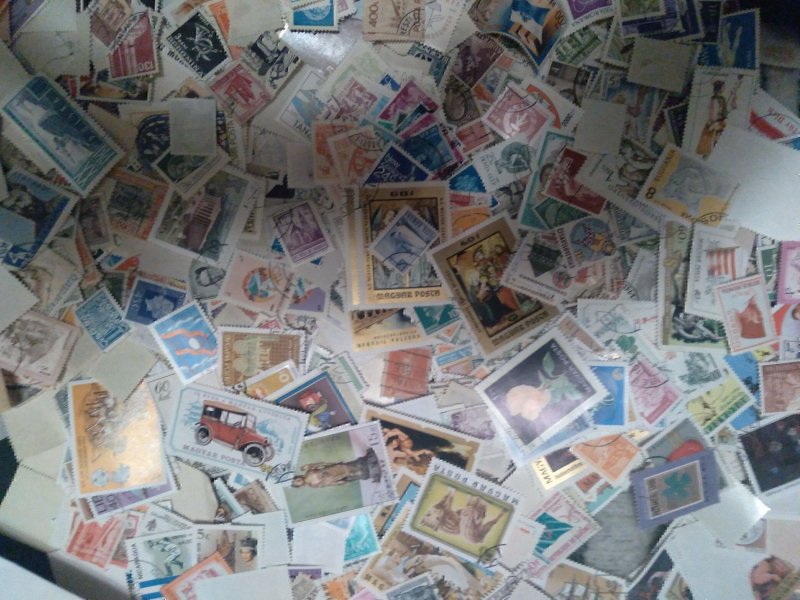 100 WW Foreign Lot Unsearched Used All DIFFERENT! 60+Yrs Old Lowest Price
