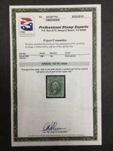 momen: US Stamps #62B Used PSE Cert