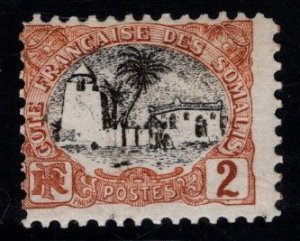 Somali Coast Scott 50 MH*  stamp