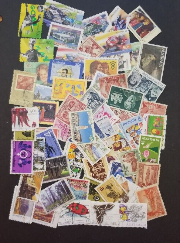 AUSTRALIA Used Stamp Lot Collection T763