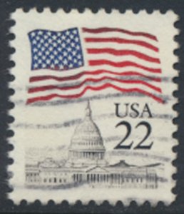 USA  SC#  2114   Used 1985   Flag over Capitol   see scan