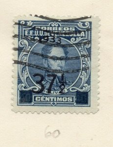 Venezuela 1922-27 Early Issue Fine Used 37.5c. Surcharged NW-169161