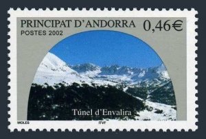 Andorra French 562,MNH.Michel 593. Envalira Tunnel,2002.