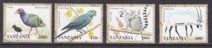 Tanzania, Fauna, Birds, Animals MNH / 1998