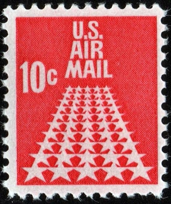 SC#C72 10¢ 50 Star Runway (1968) MNH