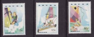 Aruba-Sc#95-7- id5-unused NH set-Sailing Sports-1993-