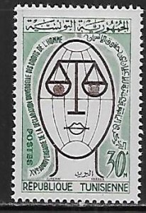 Tunisia 439 1963 Hman Rights single MLH