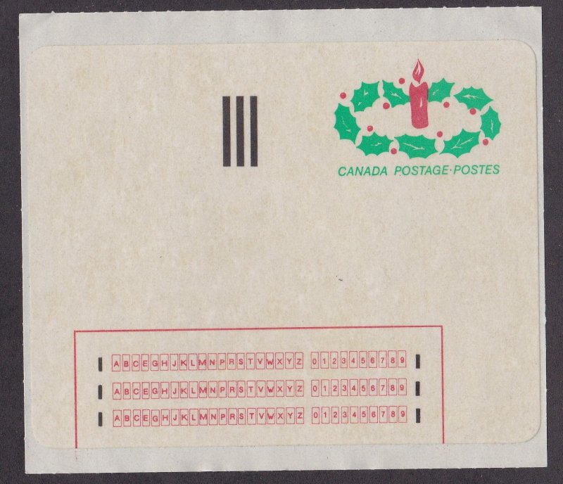 Canada Non denominated Christmas Self Adhesive Mailing Label?