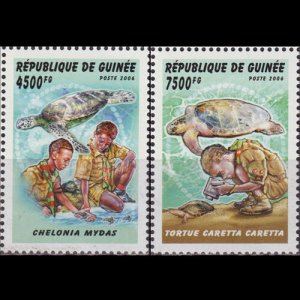 GUINEA 2006 - Scouts-Turtles Set of 2 NH