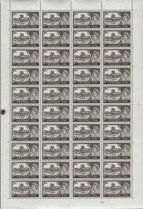 1968 No Wmk castles FULL SET in sheets UNMOUNTED MINT