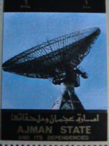 ​AJMAN STAMP-AIRMAIL-SPACE PROGRAMS & WORLD FAMOUS PEOPLES CTO LARGE SHEET VF