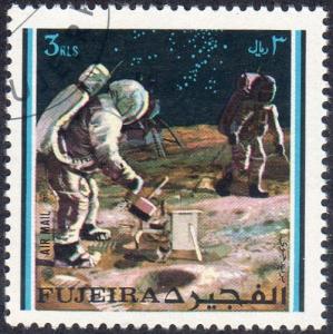 Fujeira sw672 - Cto - 3r Apollo 14 (1971) (cv $1.20)