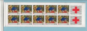FRANCE Sc B592a NH BOOKLET OF 1987 - RED CROSS - ART - (CT5)