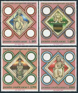 Vatican 541-544, MNH. Michel 625-628. Prague Latin Episcopal See, 1973.