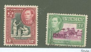 St. Vincent #163-164 Used Multiple