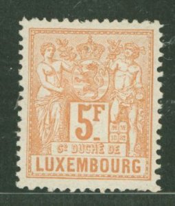 Luxembourg #59 Unused Single