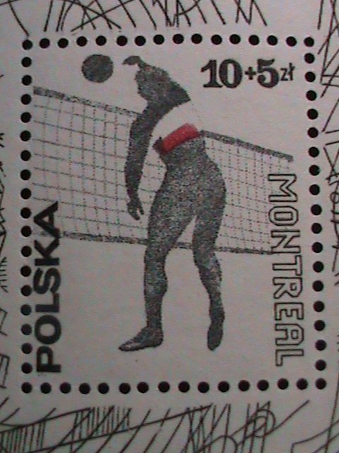 POLAND-1976 OLYMPIC GAMES MONTREAL'76 MNH S/S VERY FINE WE SHIP TO WORLD WIDE